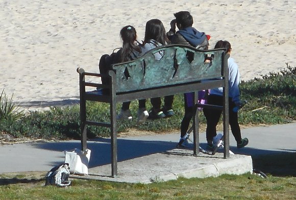 Impressionists' Seat at Dunningham Reserve Coogee