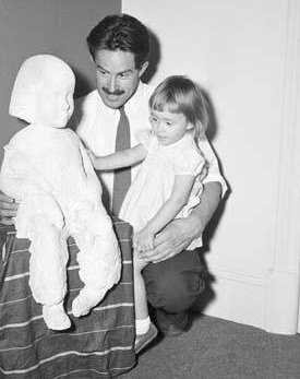 Berend Van der Struick and his daughter Saskia