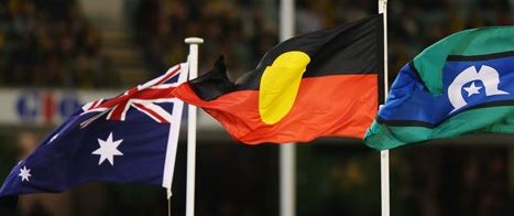 National flags flying