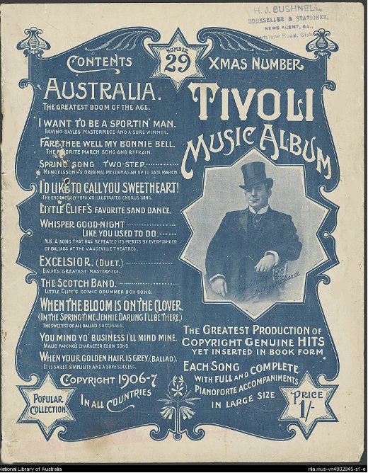 Tivioli Theatre Poster, c1910