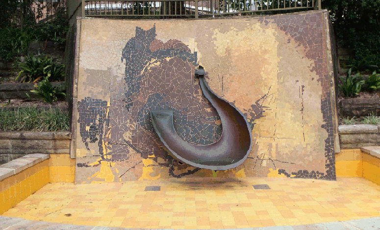 Gerald & Margot Lewers' Fountain at Gosford, Burn Park