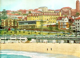 Oceanic Hotel, Coogee in 1930s